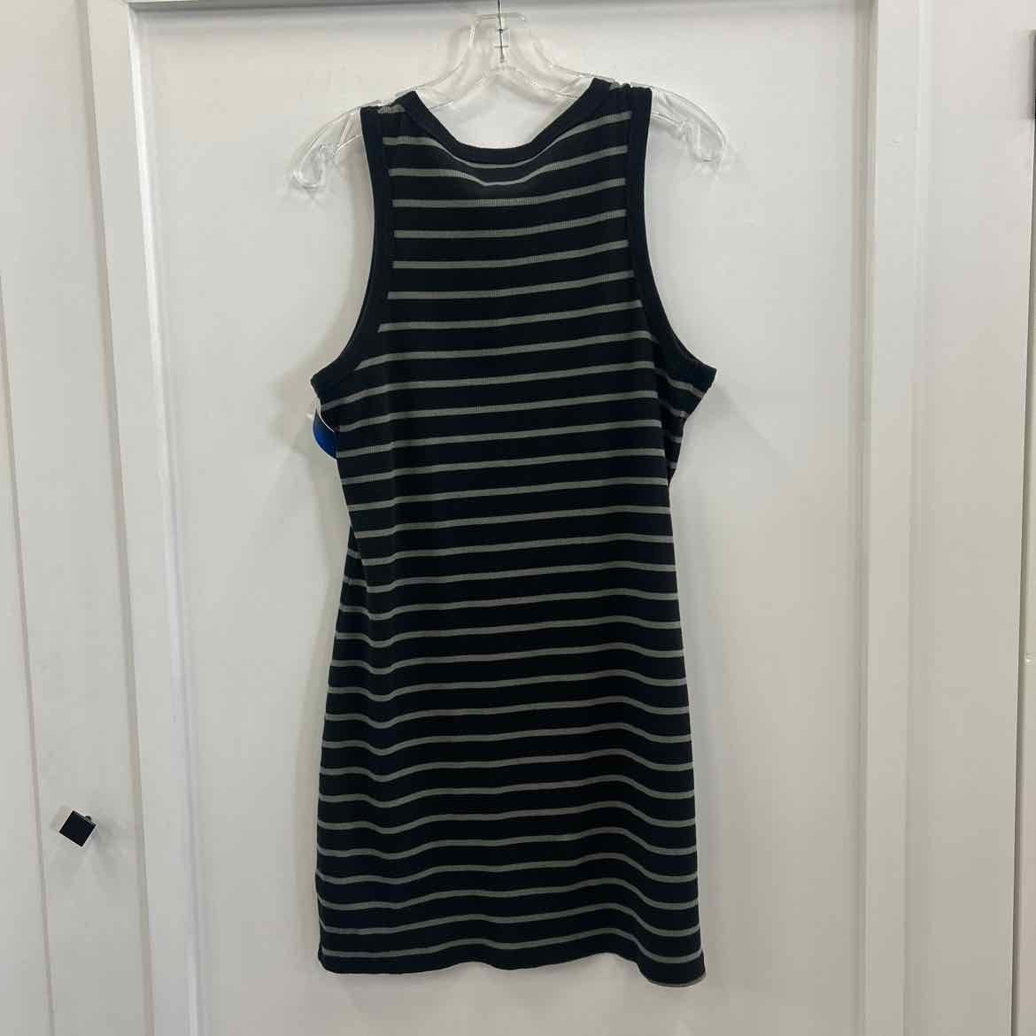 Steve Madden Size L Black Gray Preloved Dress