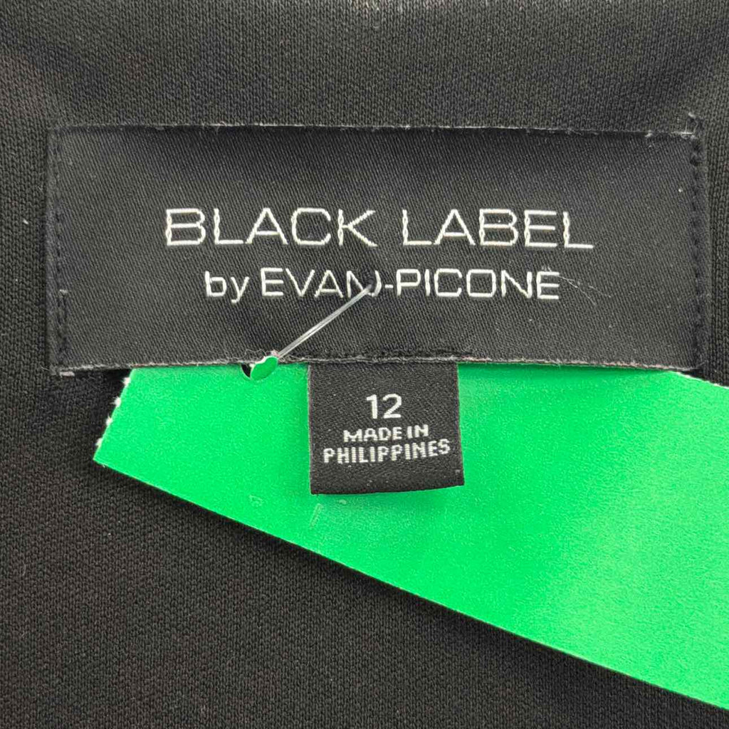 Black Label Size 12 Black Preloved Dress