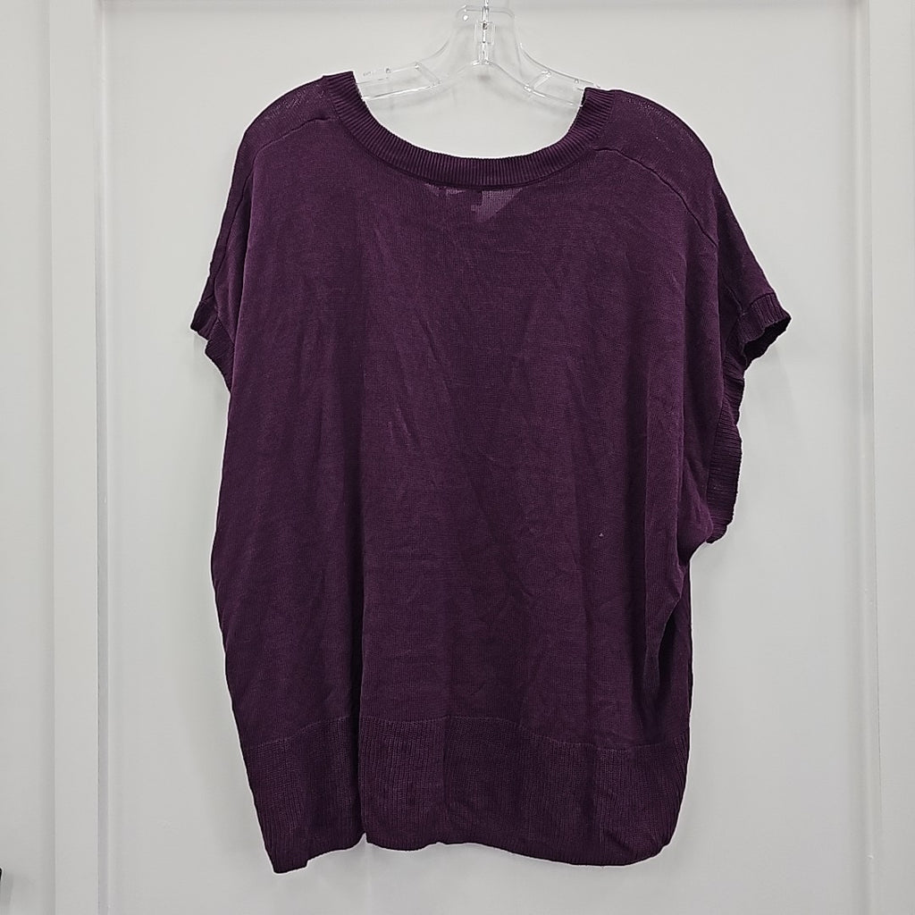 Vince Camuto Size XL Purple Sweater
