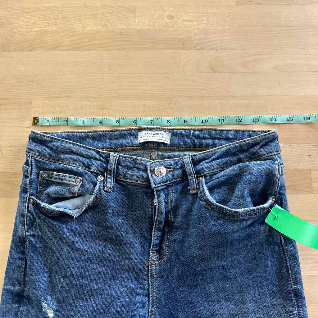 zara Size S Blue Preloved Jeans