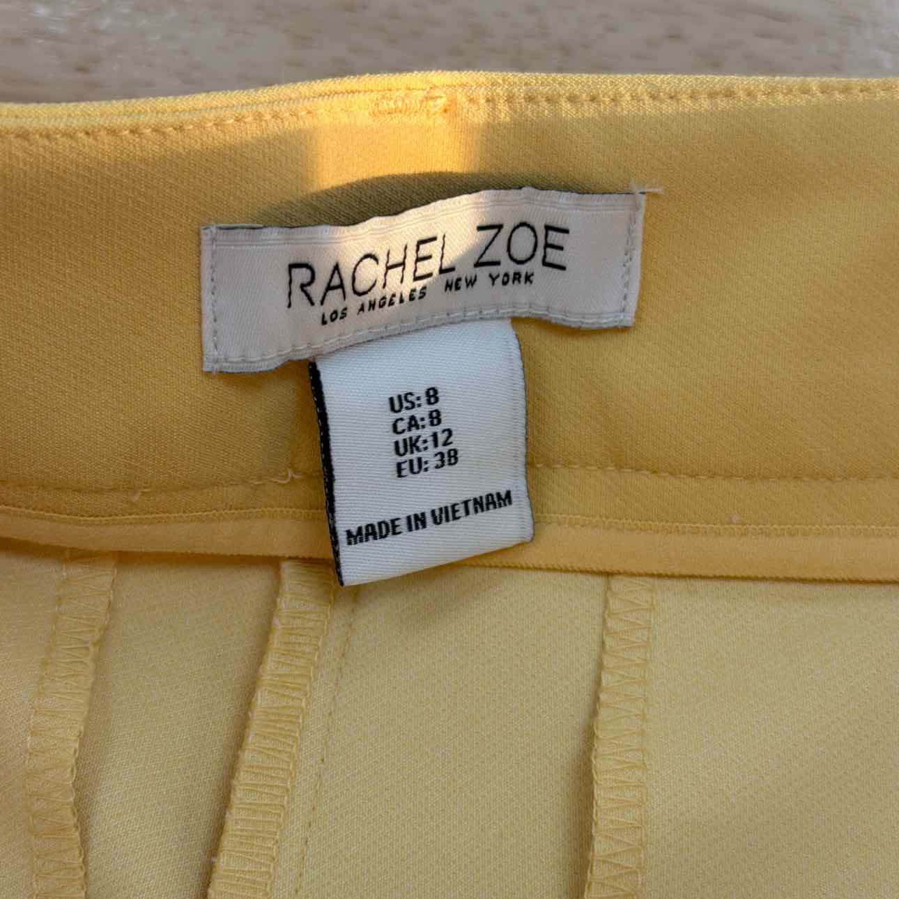 Rachel Zoe Size 8 Mustard Pants