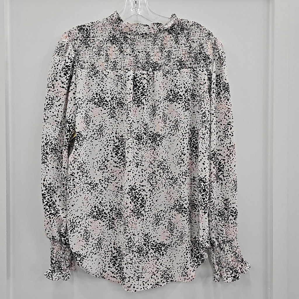 Alex & Lili Size S White Blouse