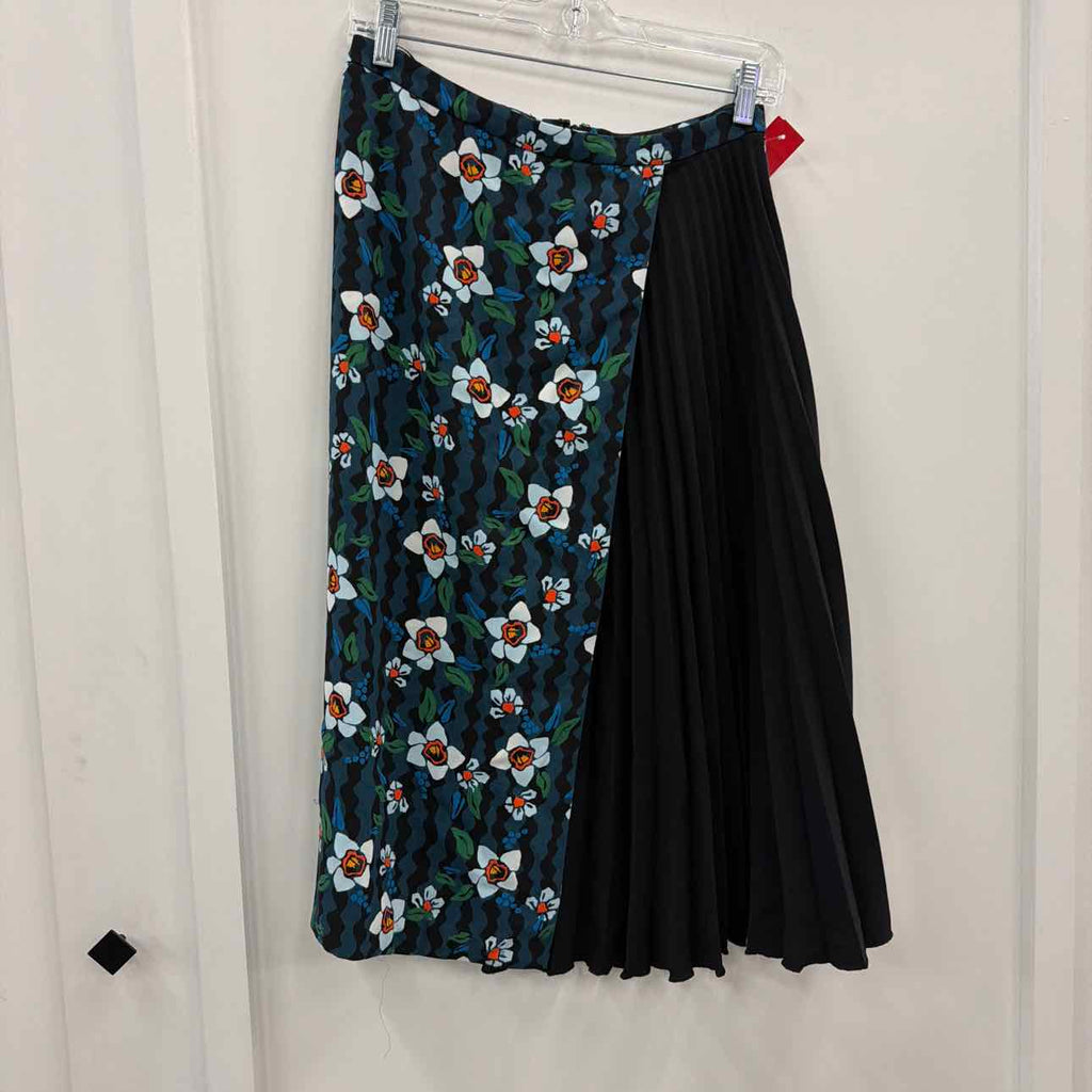 topshop Size 6 Blue/black Preloved Skirt