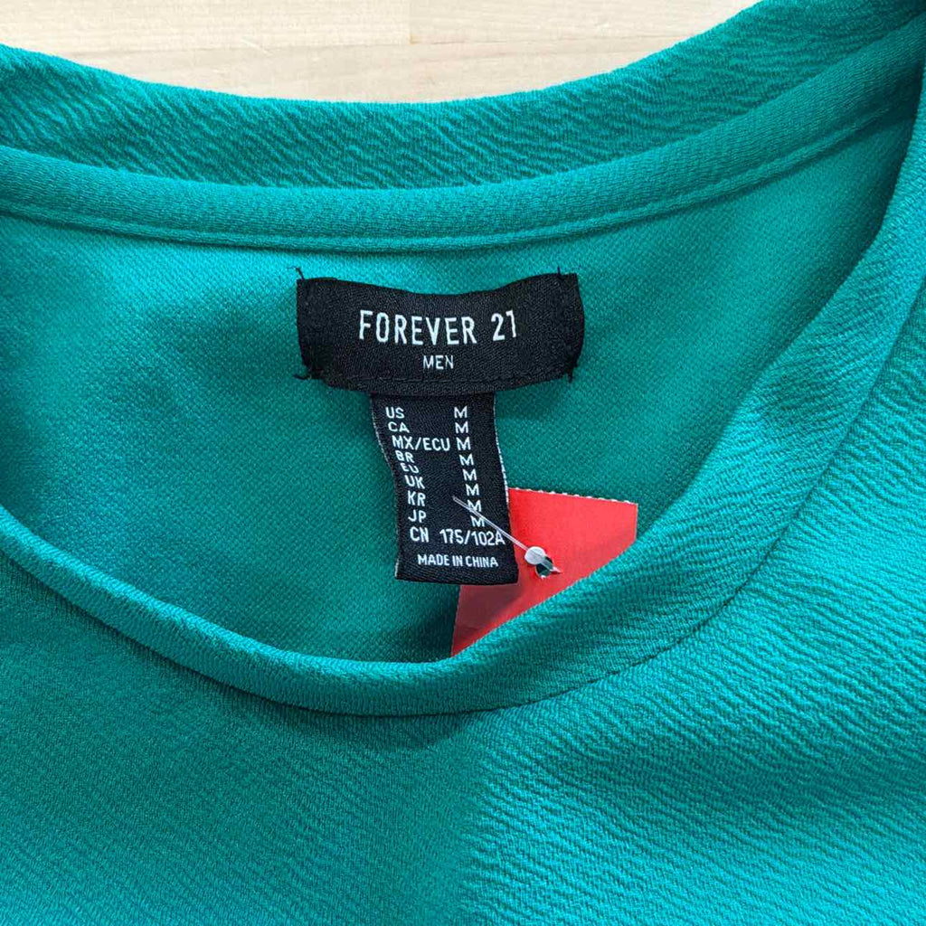 Forever 21 Size M Green 2 Pc Set
