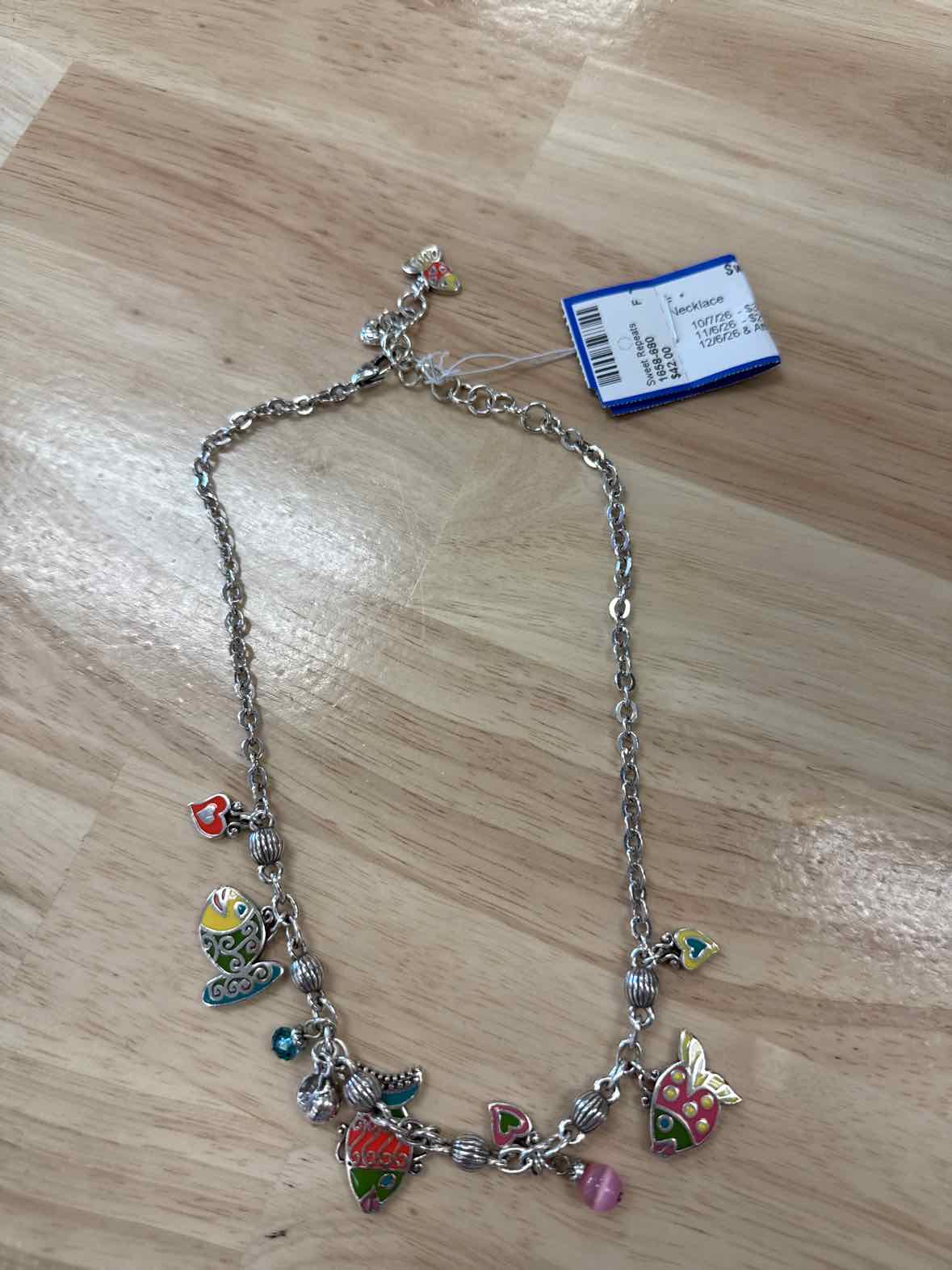 Brighton Multi bright Fish  Necklace