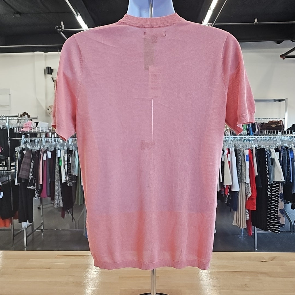 INC Size S Men's Sheer Crewneck T-Shirt - True Terracotta NWT