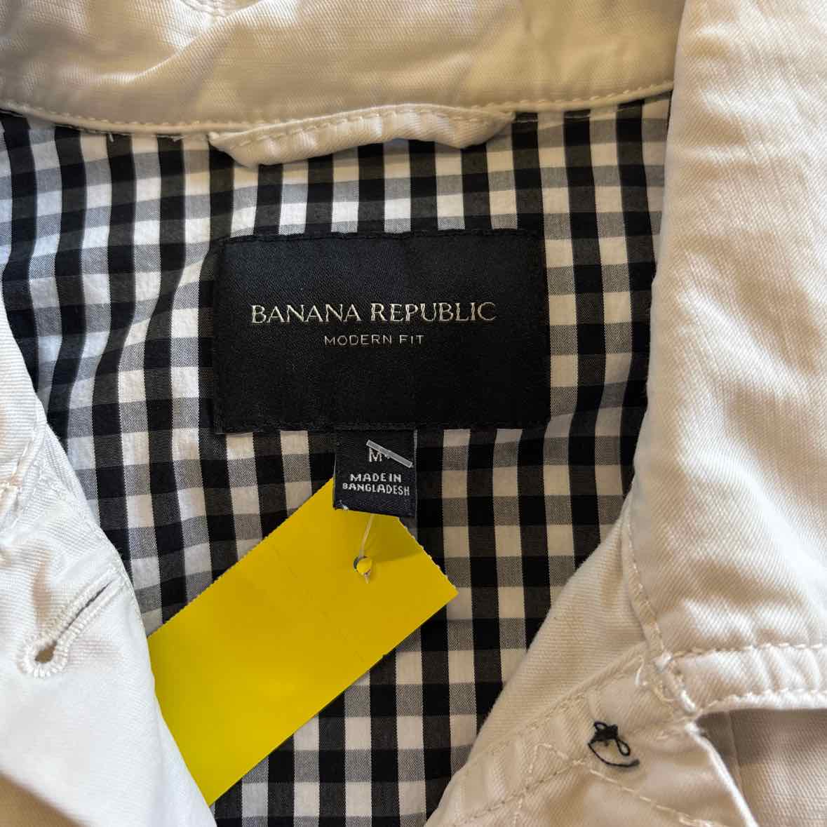 Banana Republic Size M Off White Jacket