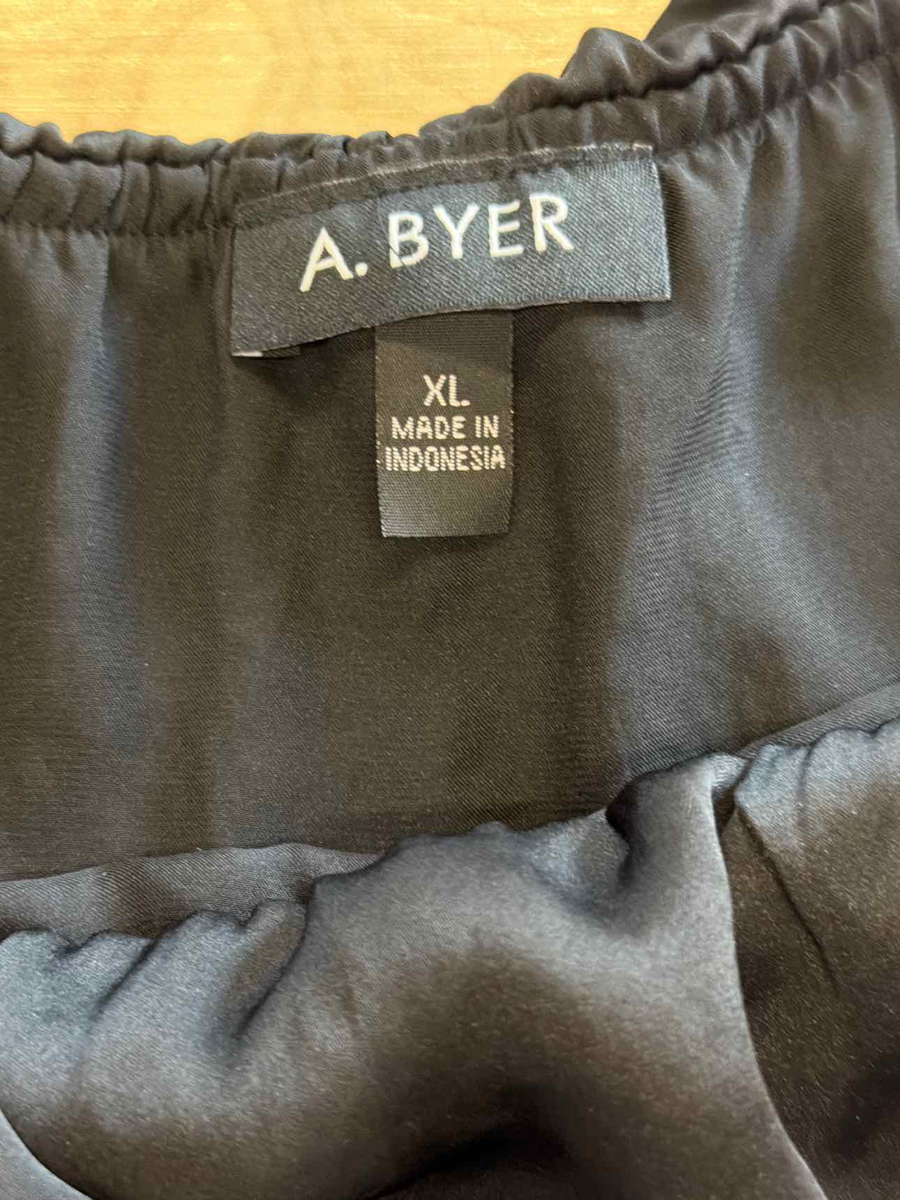 A.Byer Size XL Black Blouse