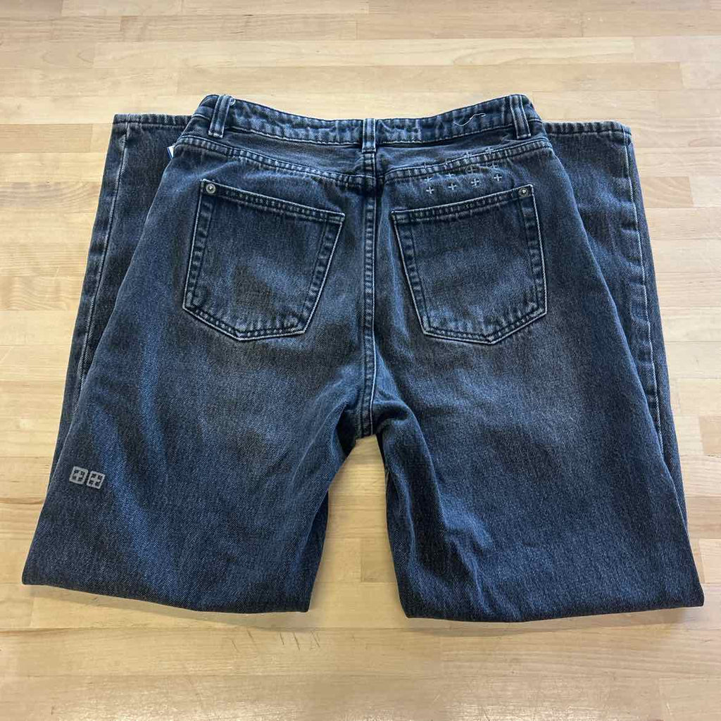 KSUBI Size 27 Black Cotton Preloved Jeans