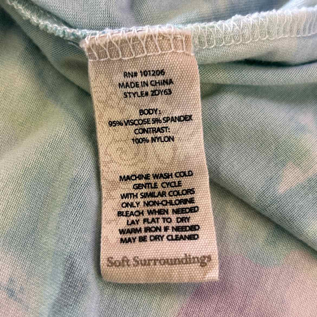 Soft Surroundings Size L Green Preloved Dress