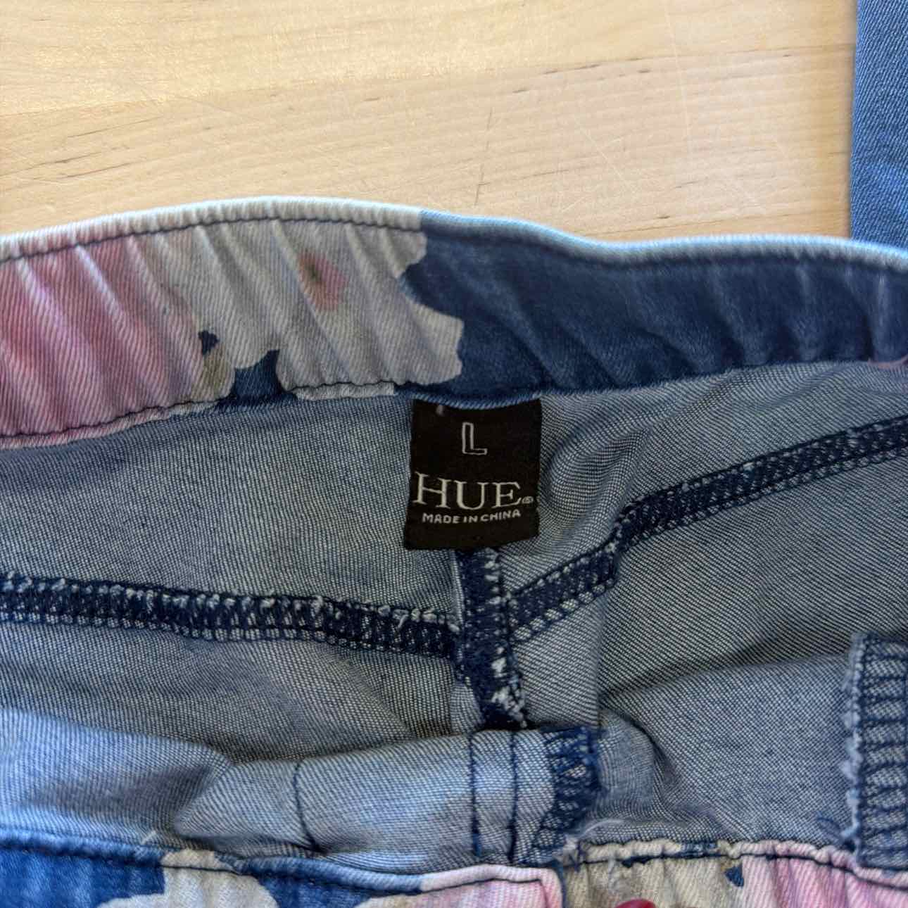 Hue Size L Blue Preloved Pants