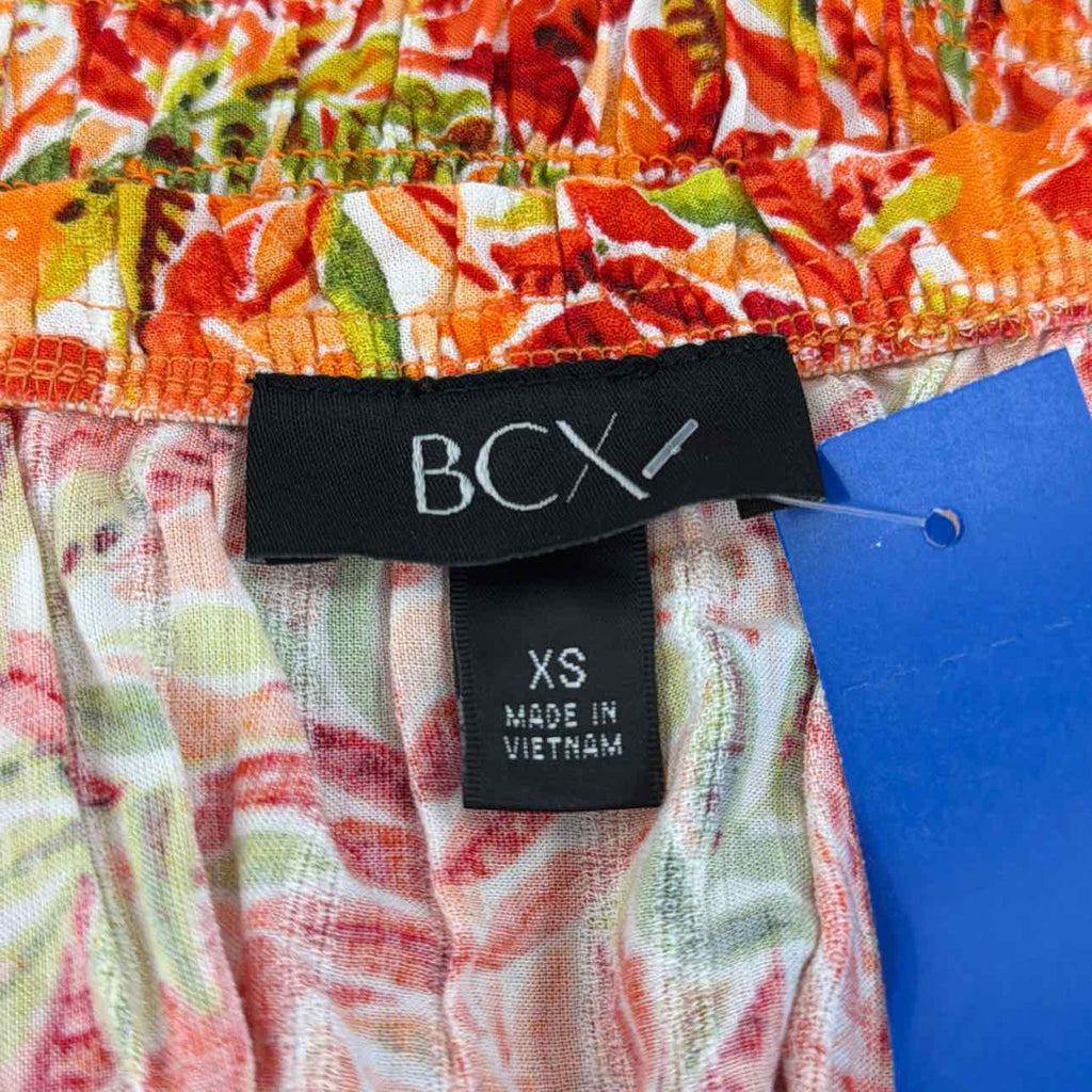 BCX Size XS Printed Sleeveless Top