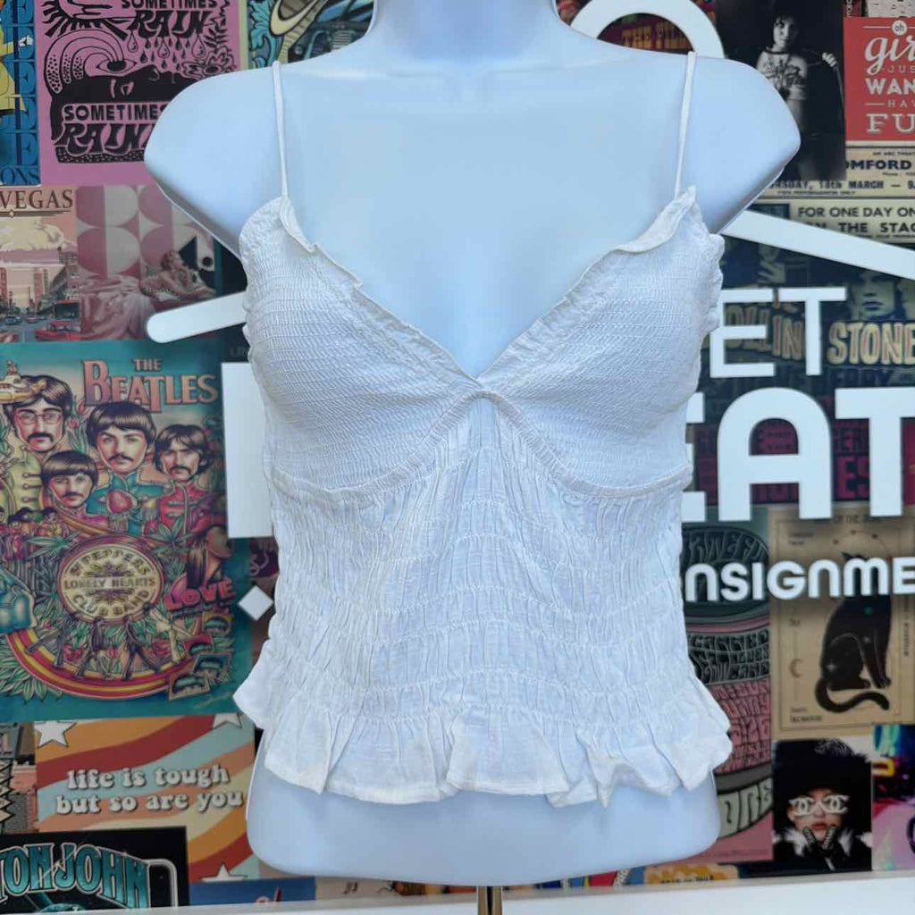 Self E Size L Smocked Tank Top