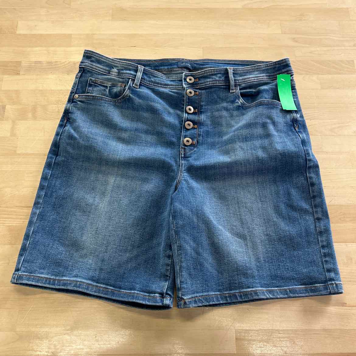 J Jill Women Size 14 Blue Denim Preloved Shorts