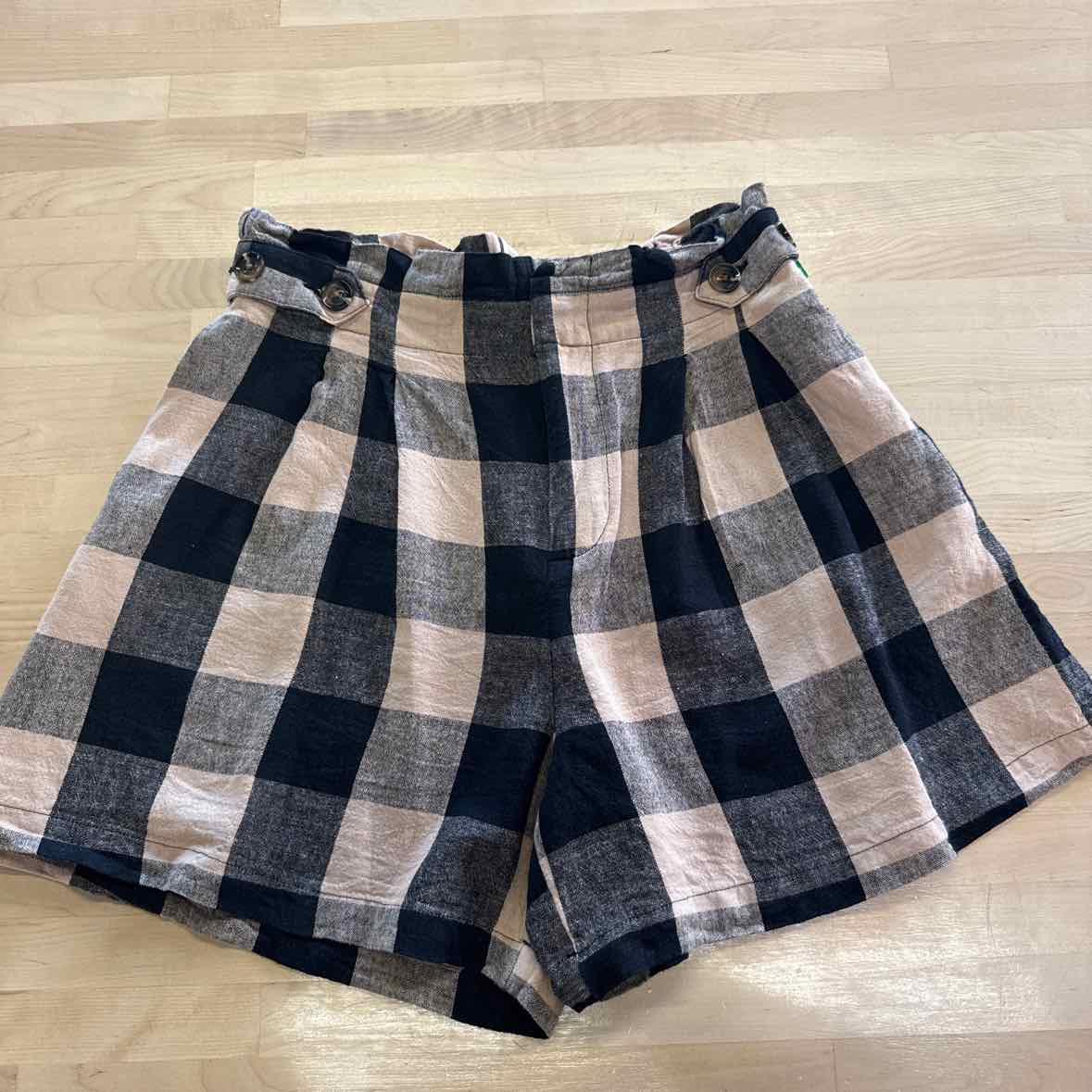 Who What Wear Women Size 6 Black Tan Preloved Shorts