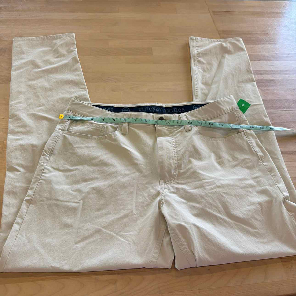 Vineyard Vines Size 33x32 Tan MENS Pants