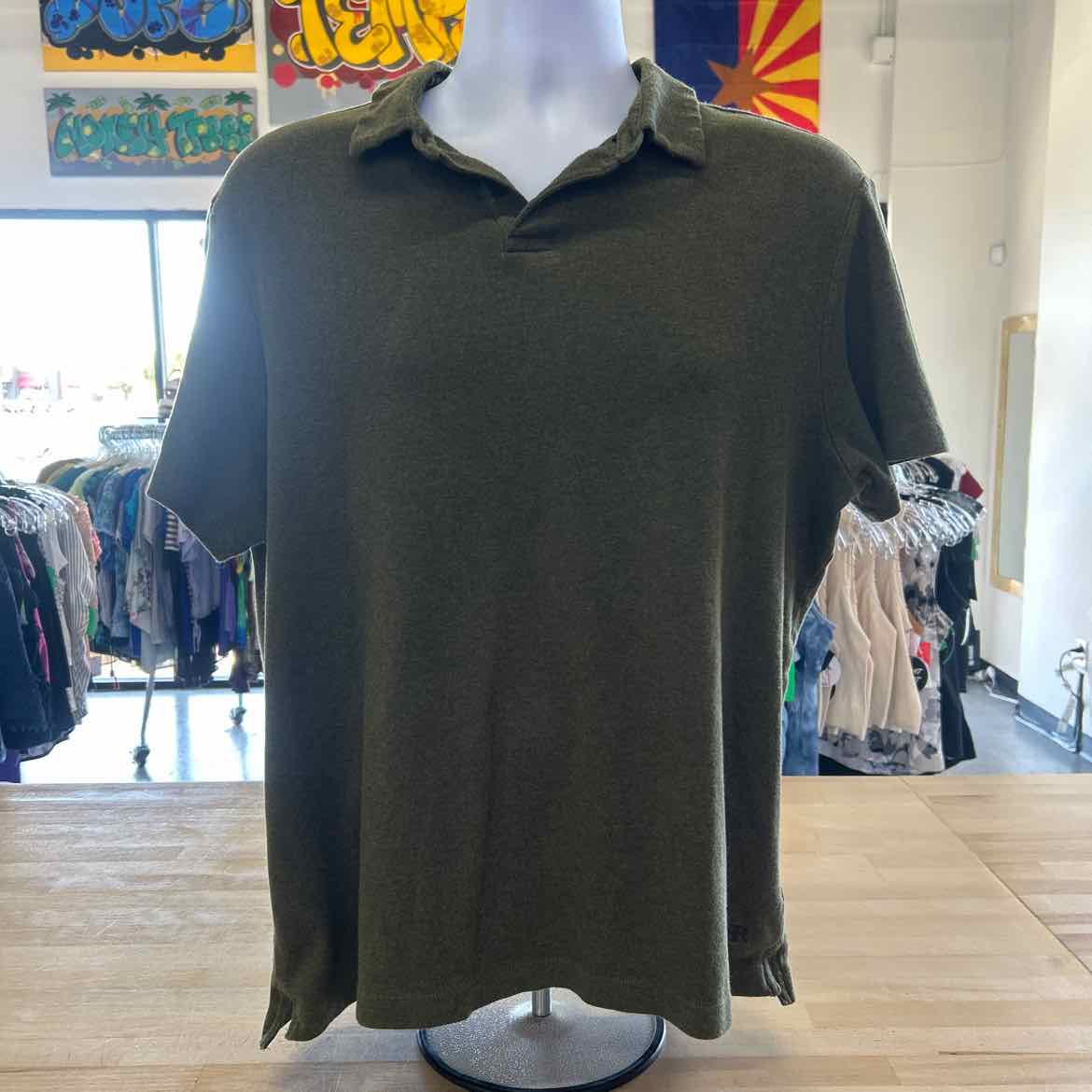 Banana Republic Size XL Green Preloved MENS Polo