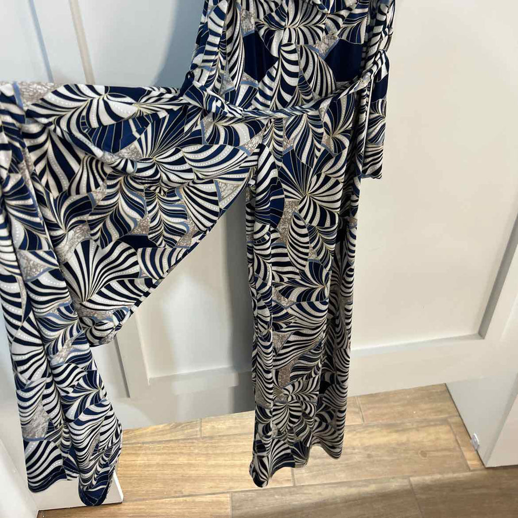 Ariella Size S Black White Blue Preloved Romper