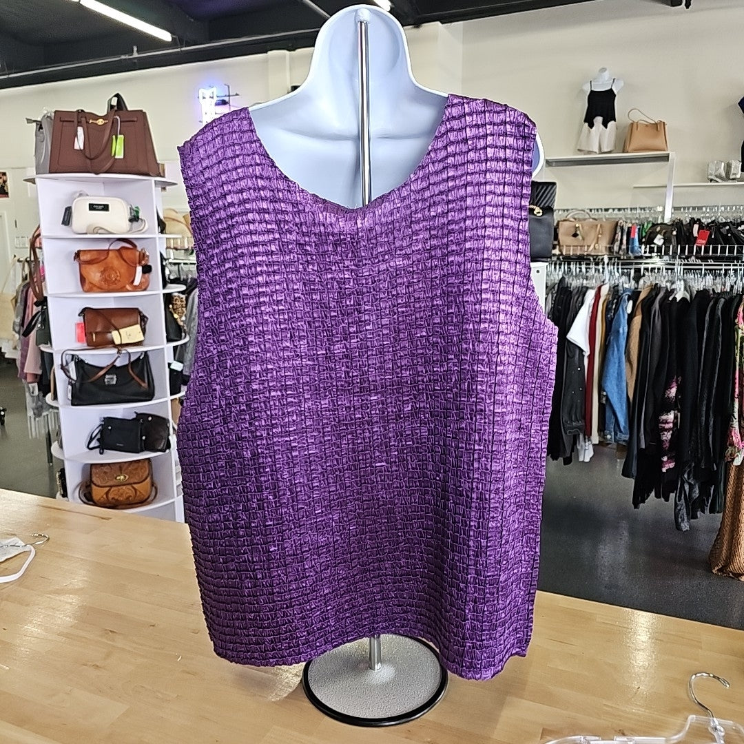 Sere Nade Size 3X Purple Preloved Tank