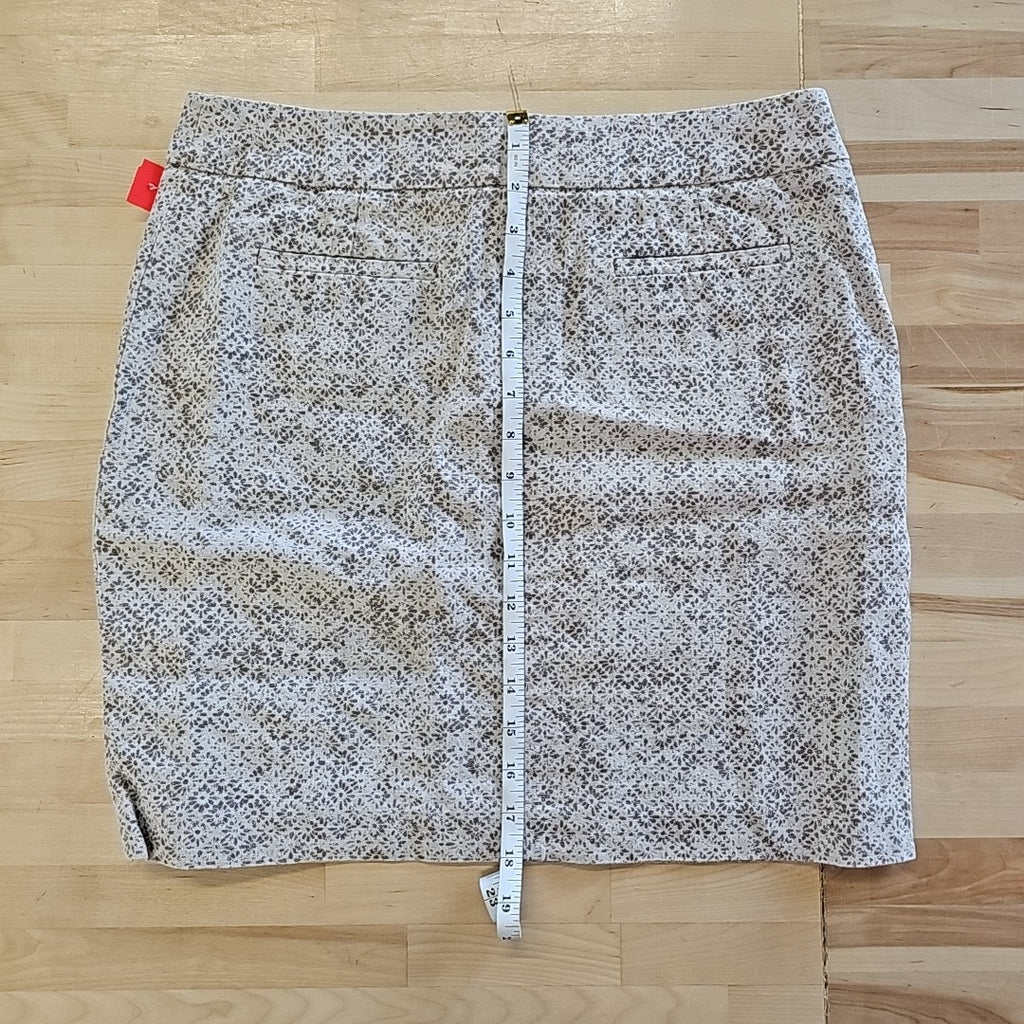 Loft Size 8 Beige Linen Preloved Skirt