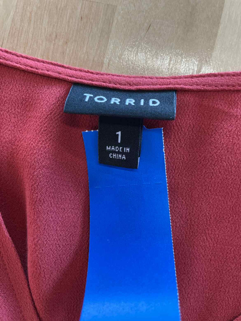 Torrid Size 1 Orange Long Sleeve