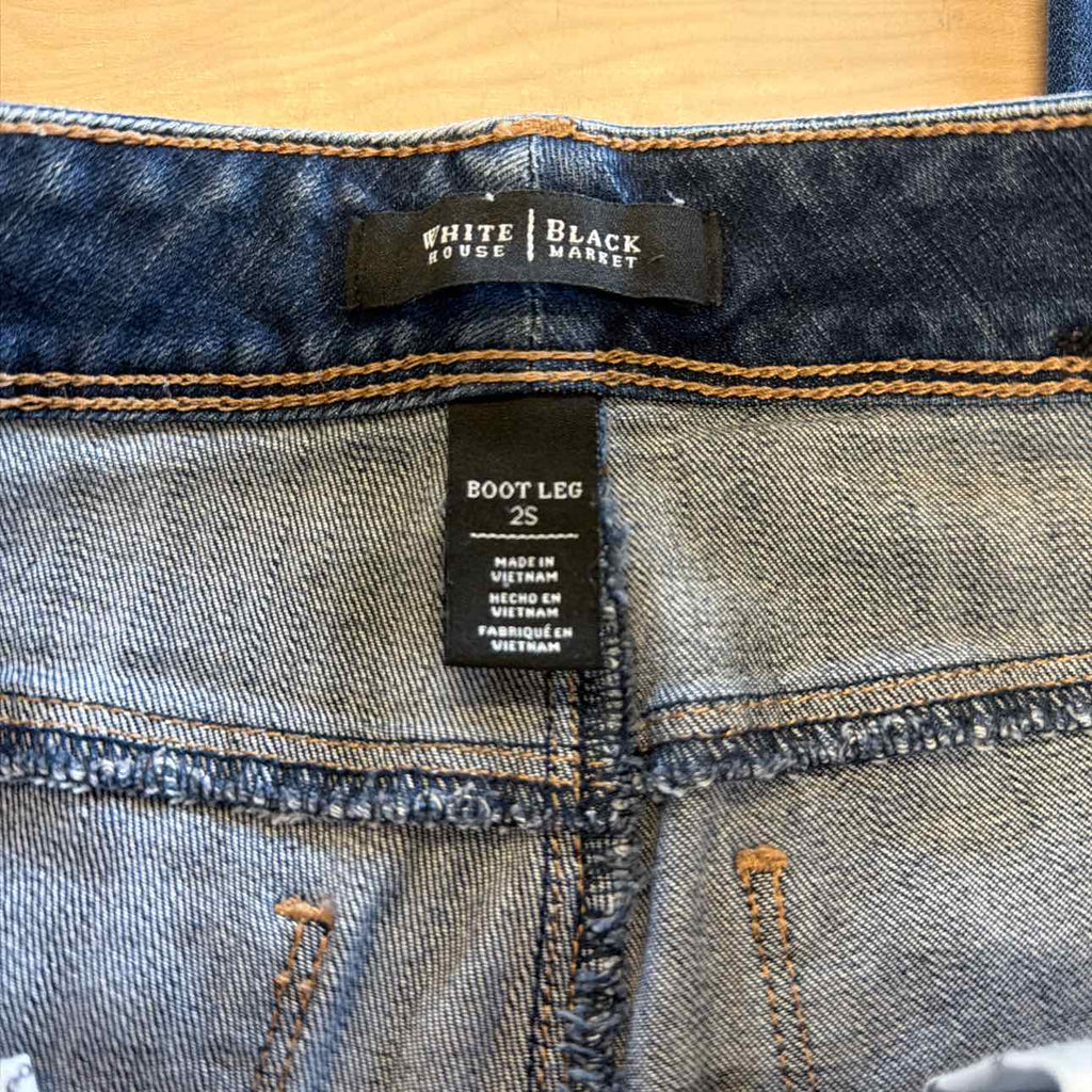 White House Black Market Size 2S Denim Preloved Jeans