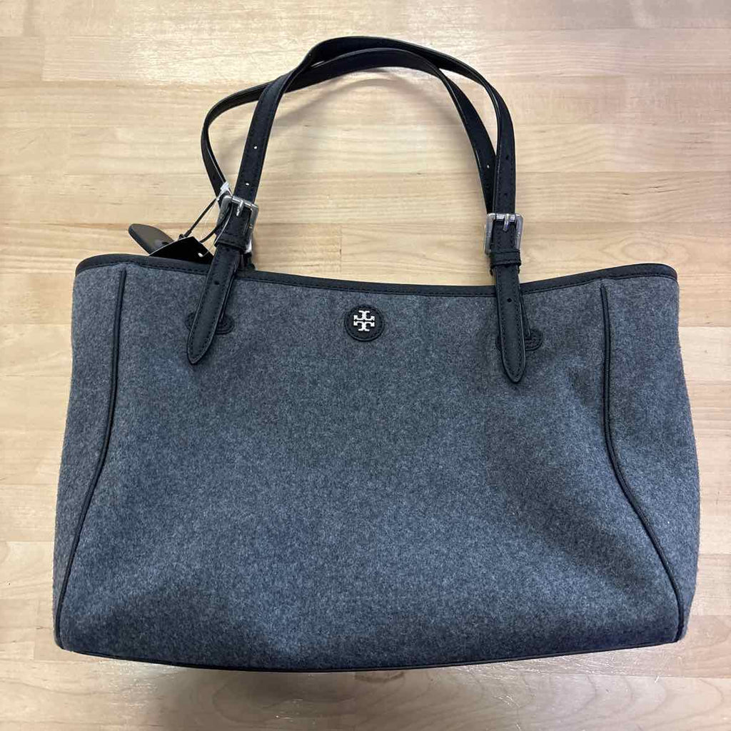Tory Burch Gray Tote Handbag