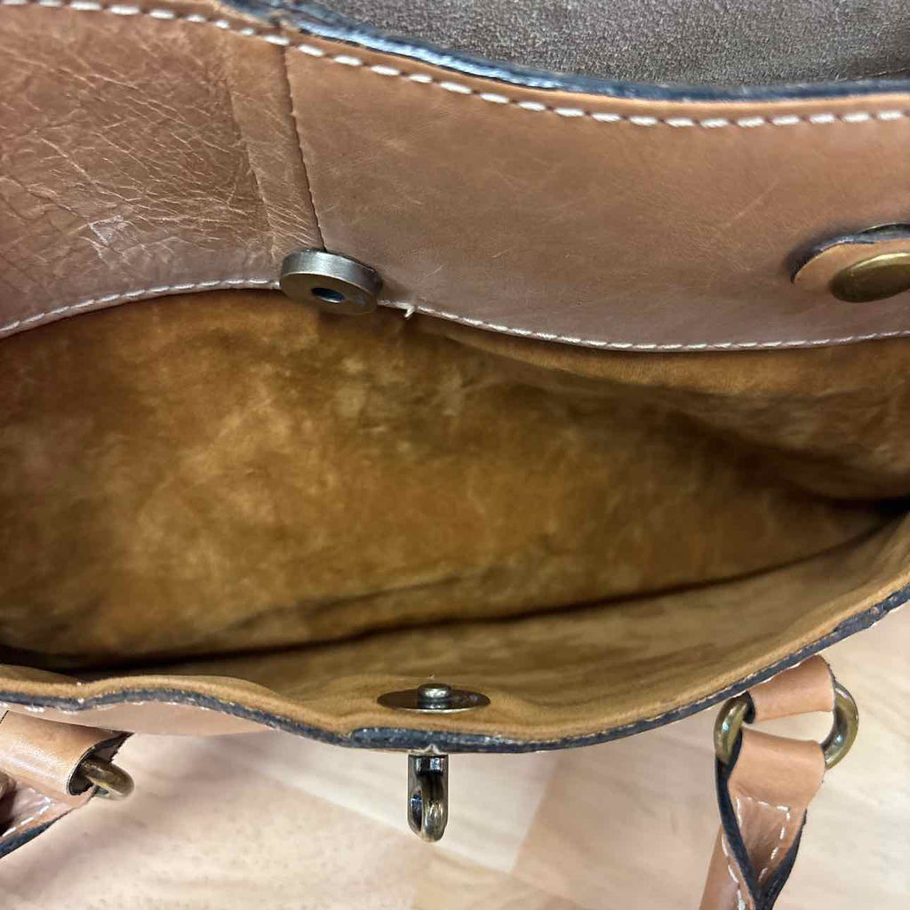 Patricia Nash Tan Leather Preloved Handbag