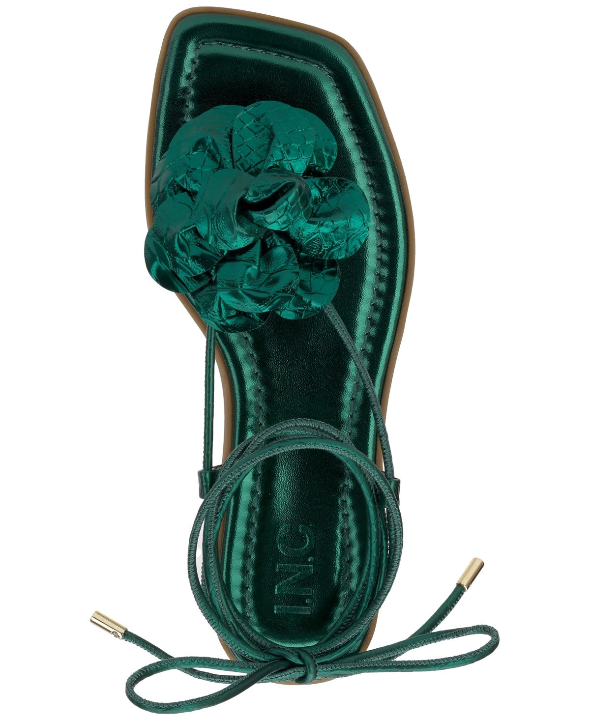 I.n.c. International Concepts Women's Gilma Flower Flat Sandals, Created for Mac