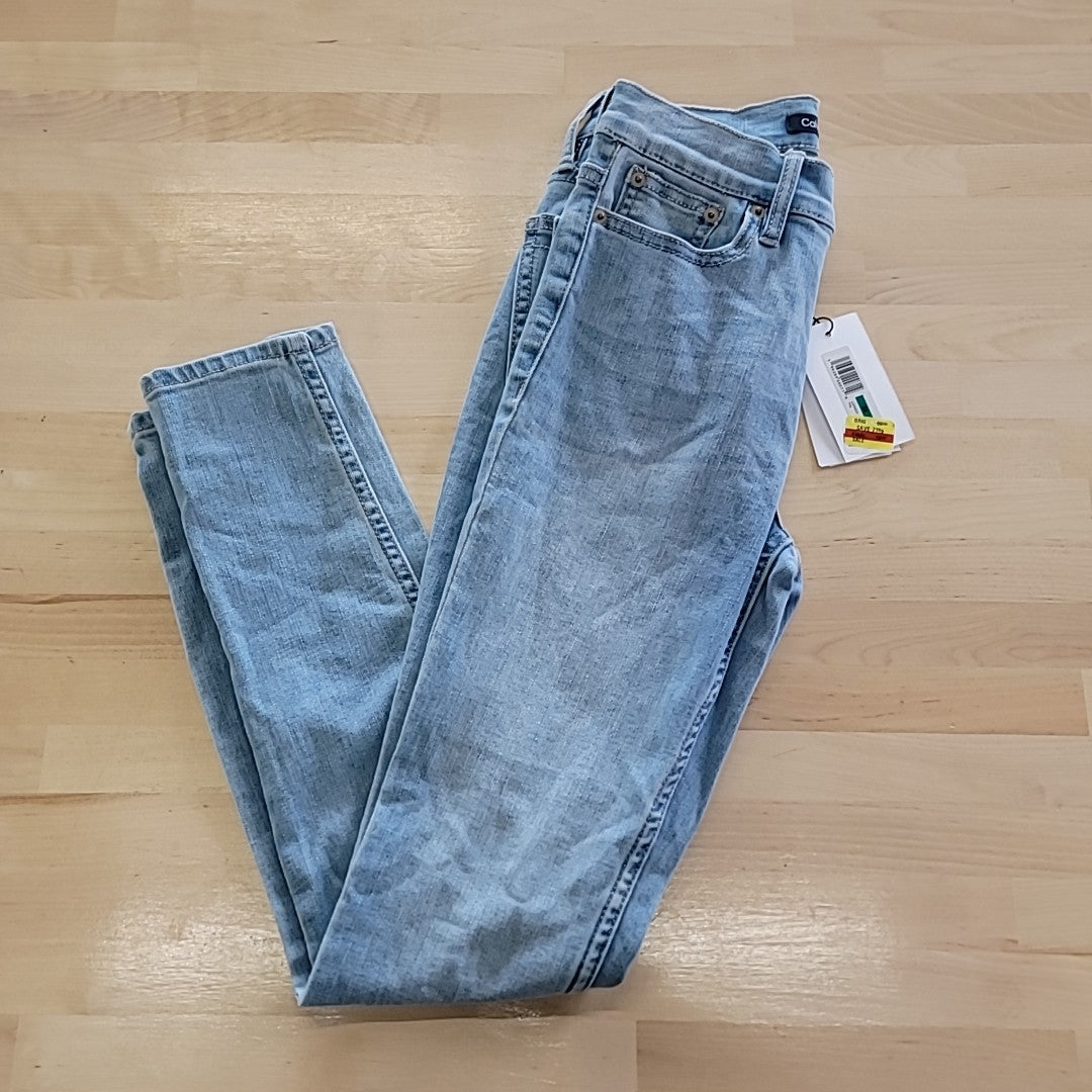Calvin Klein Size 24 Whisper Soft Skinny Jeans - Marina