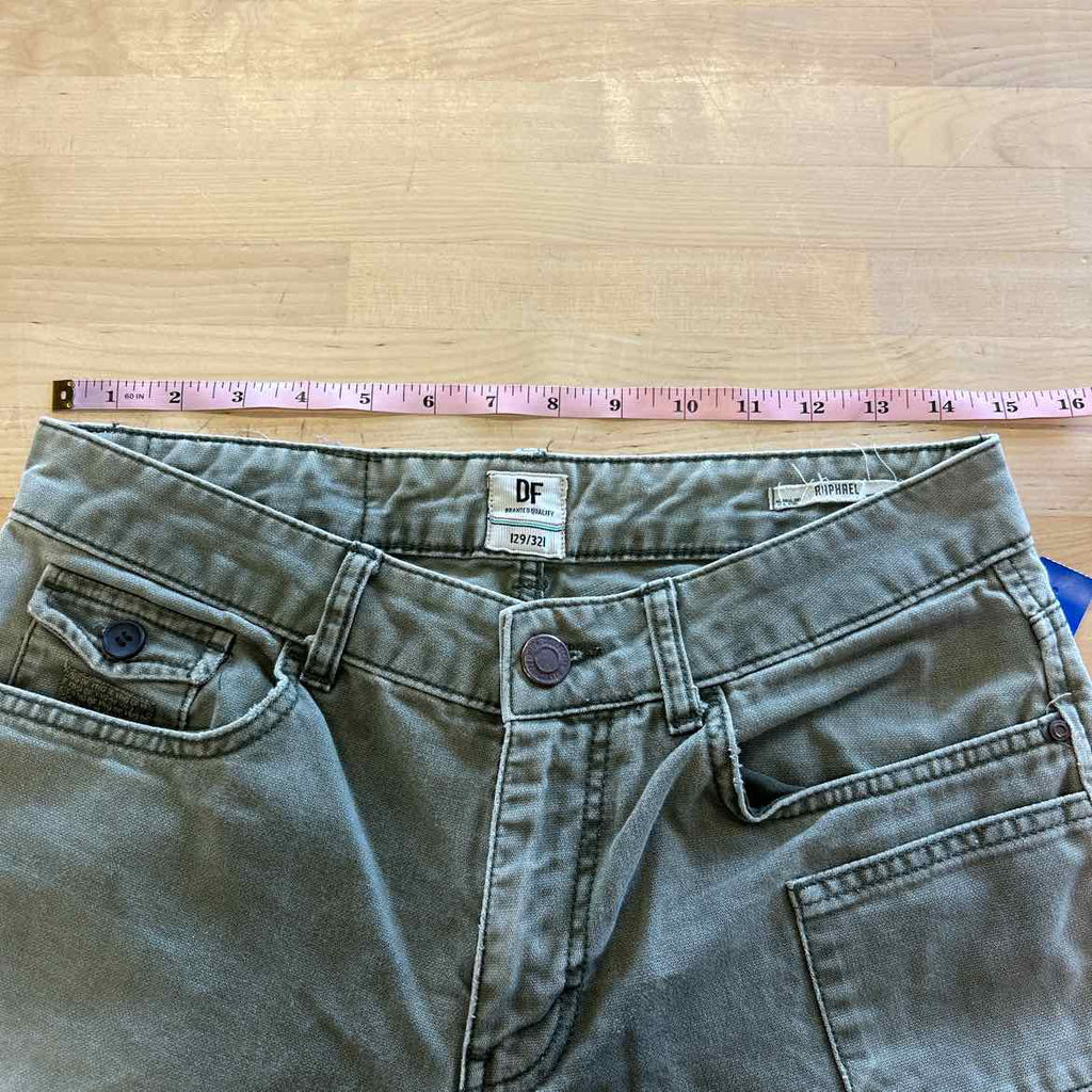 DF Size 29x32 Green MENS Pants