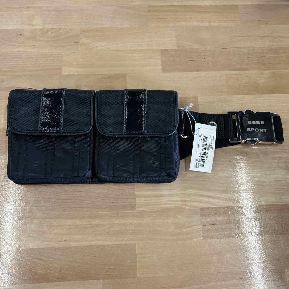 Bebe Black Fanny Pack - accessories