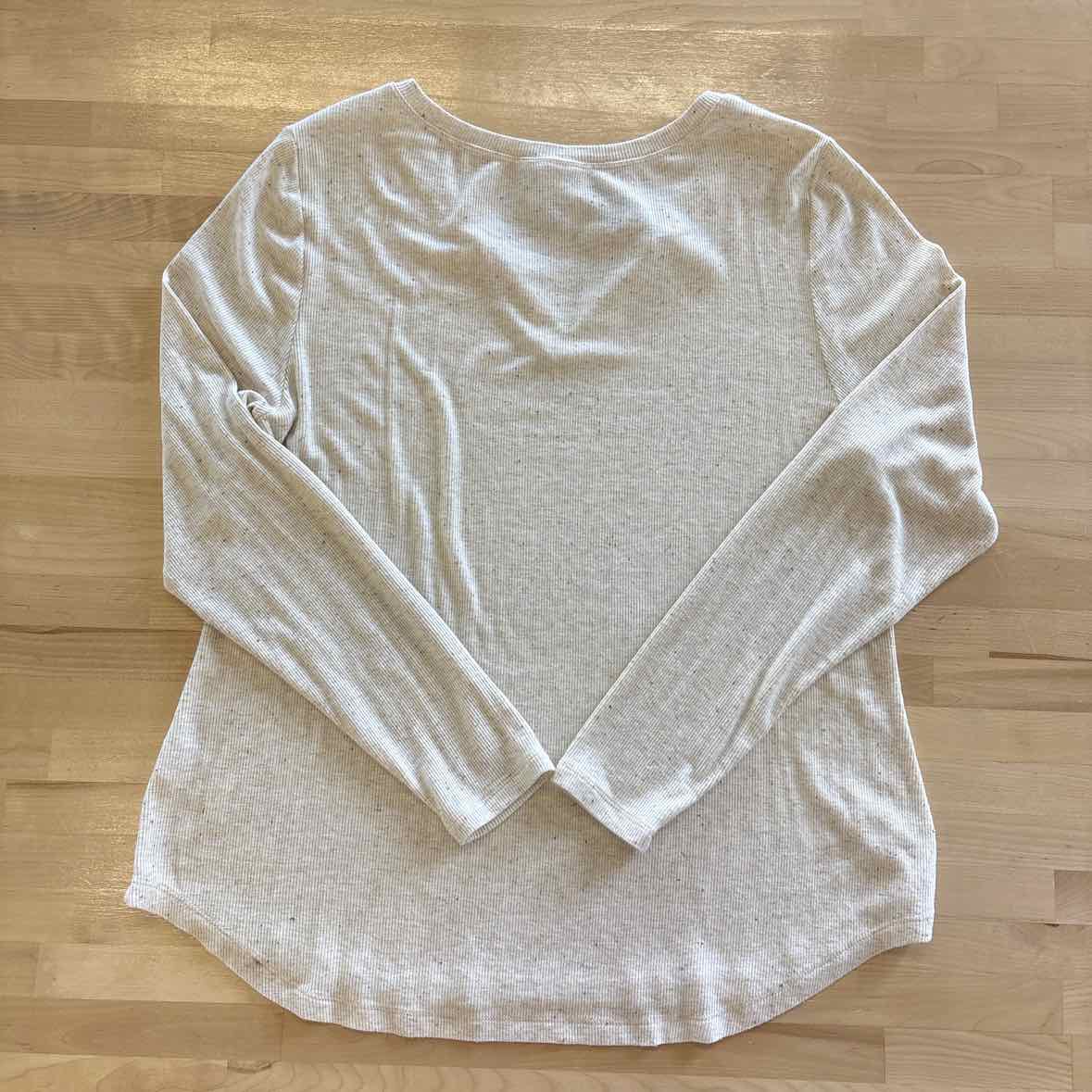 Cabi Size L Tan Long Sleeve
