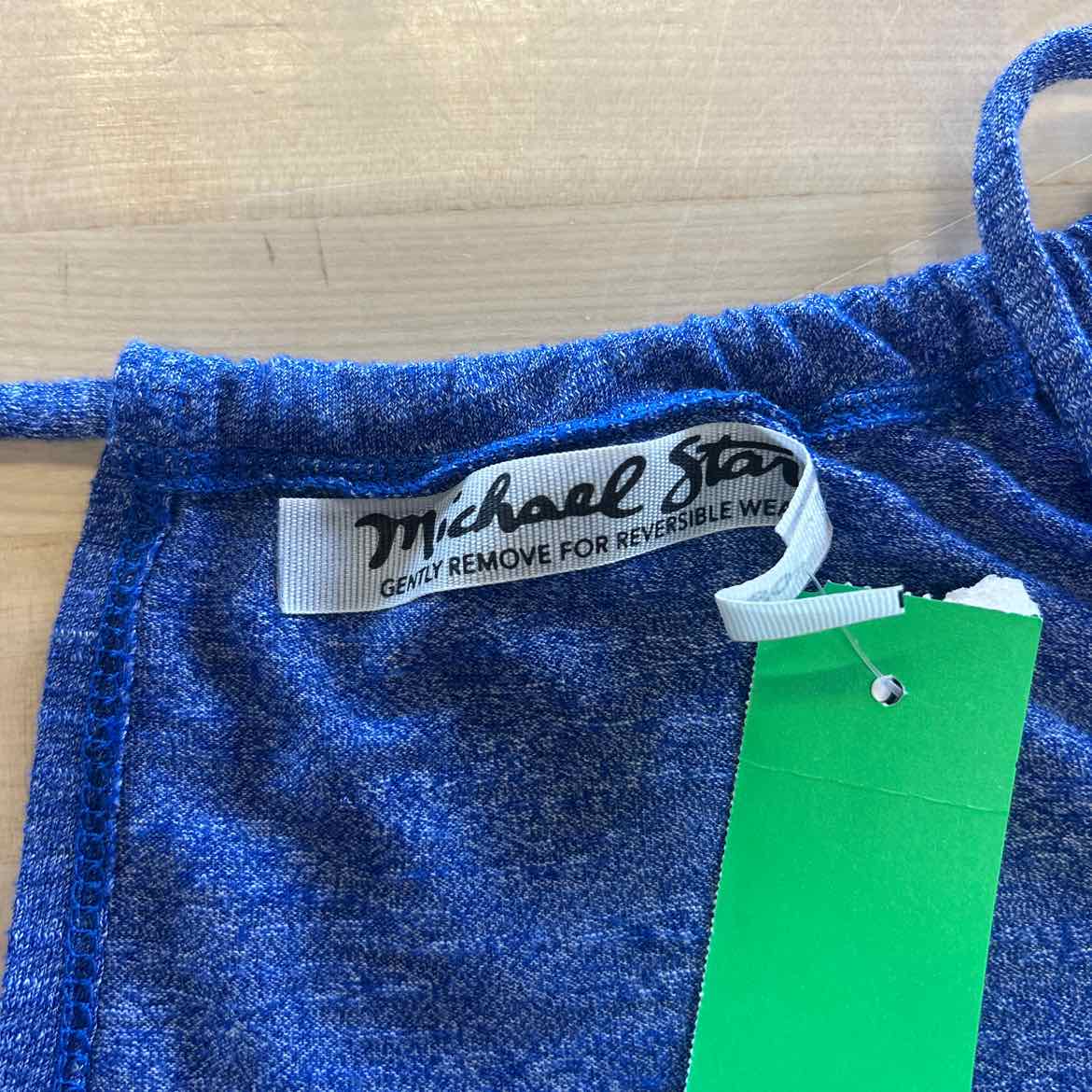 Michael Stars Size OS Blue Preloved Knit Top