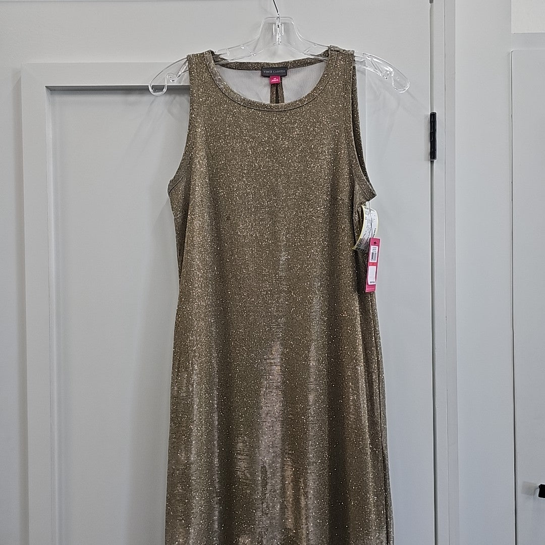 Vince Camuto Size XS Gold Sparkles New Dress