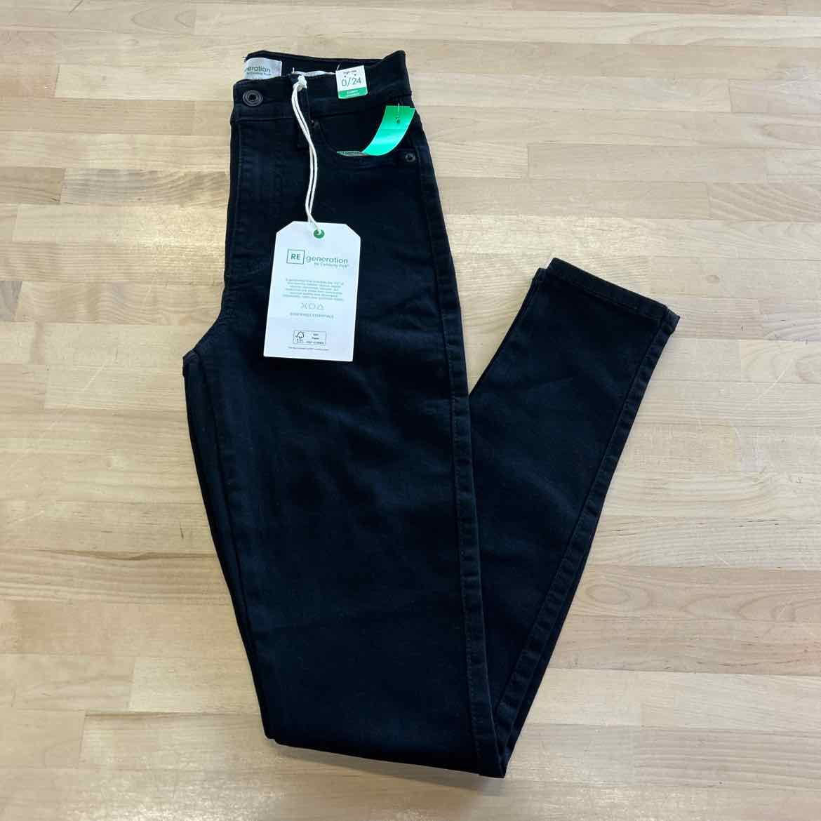 Celebrity pink Size 0 Black Denim New Jeans