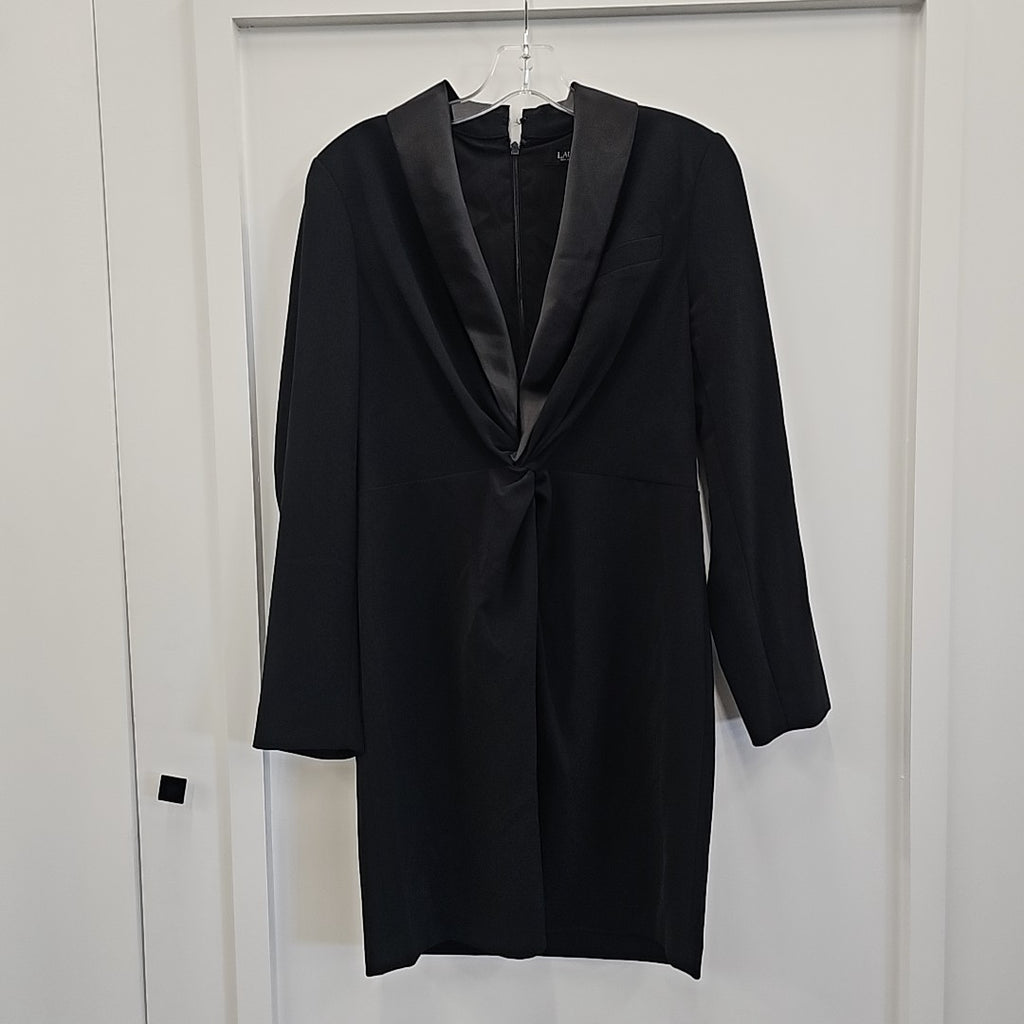 Ralph Lauren Size 10P Black Dress