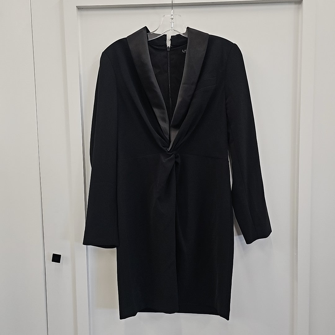 Ralph Lauren Size 10P Black Dress