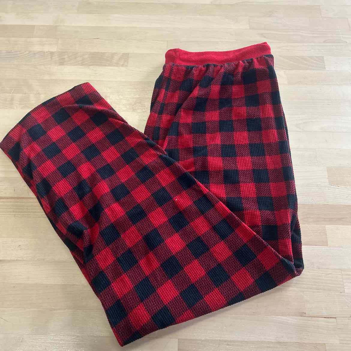 Eddie Bauer Size L Black/Red MENS Pajama Bottoms