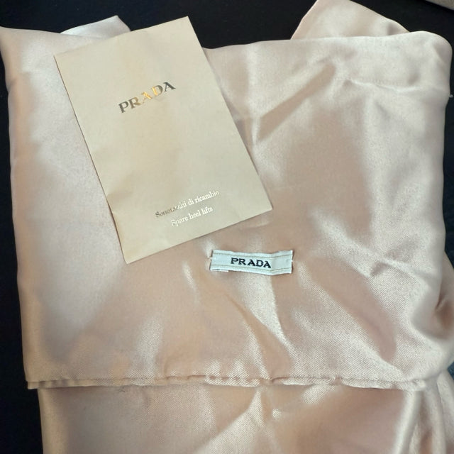 Prada Shoe Size 10 Nude Leather Heels