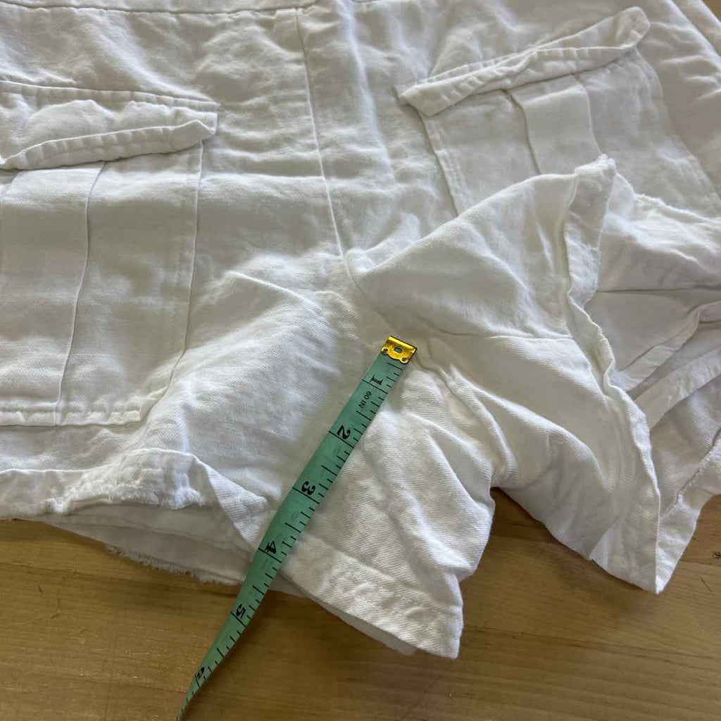 INC Women Size M White Preloved Shorts