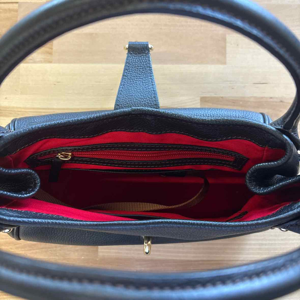 Dooney & Bourke Black Pebbled Leather Purse