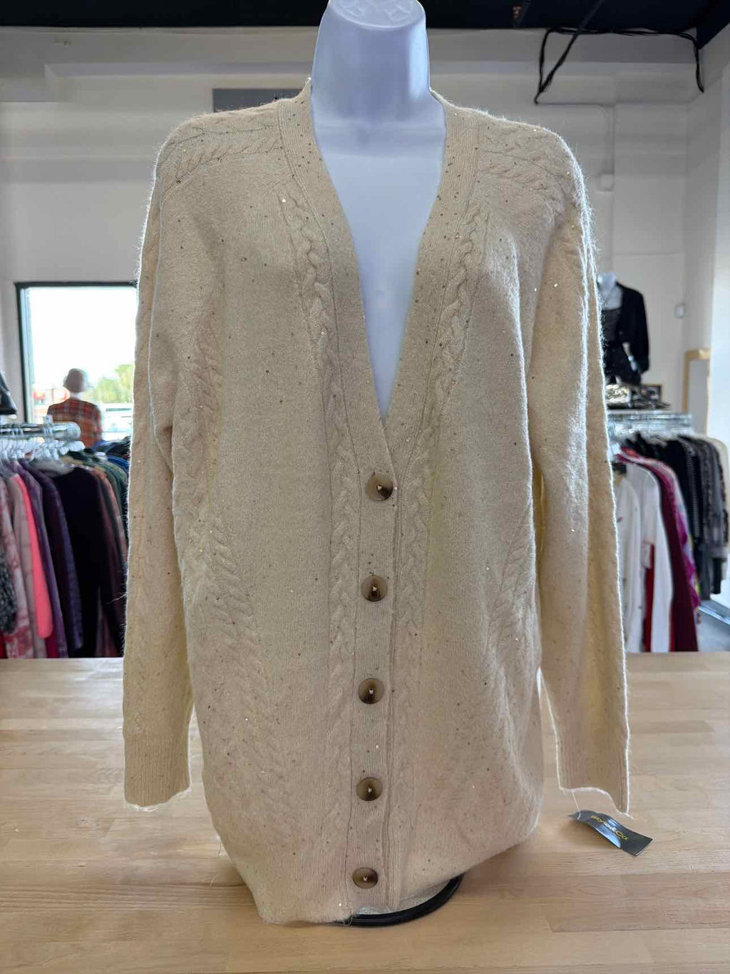 Style & Co. Size 2X Beige Cardigan