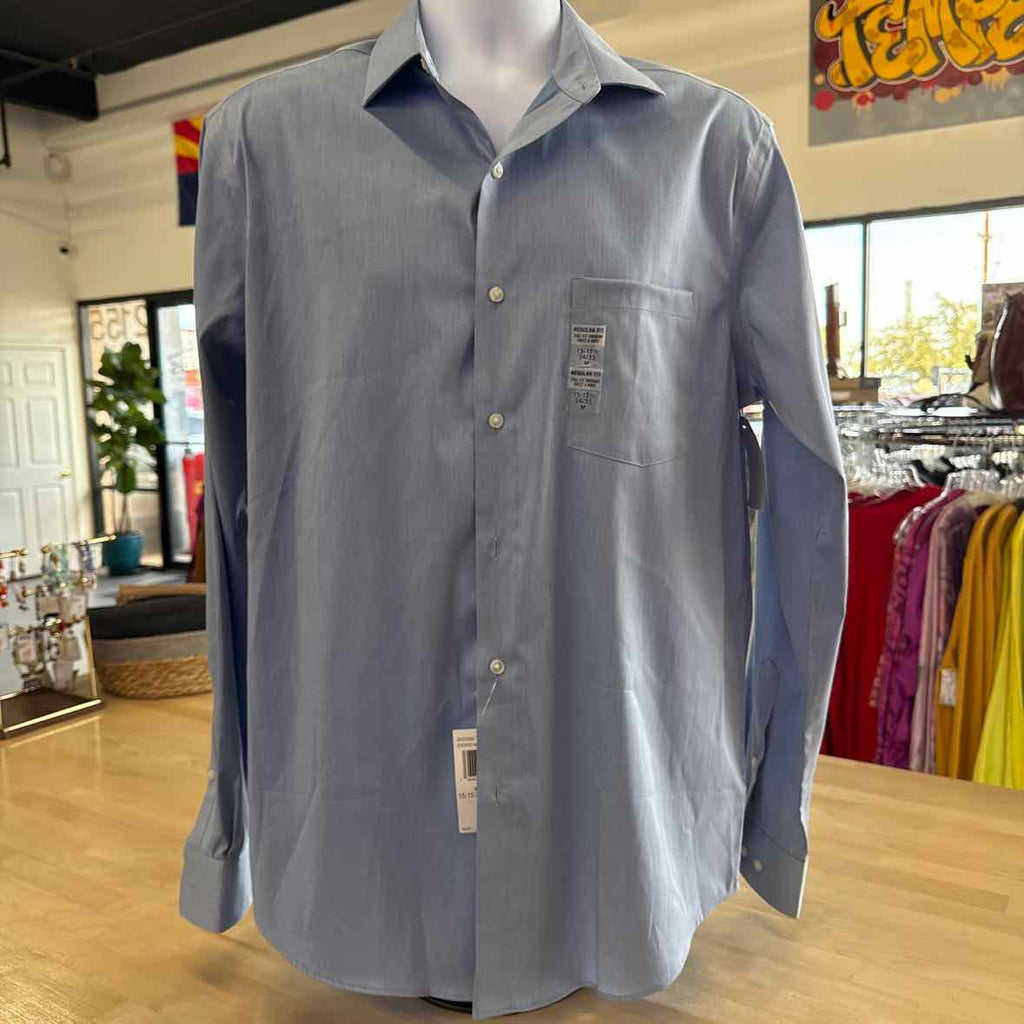 Mens Van Heusen(R) Regular Fit Wrinkle Free Long Sleeve Dress Shirt