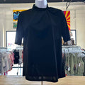 Worthington Size S Black Preloved Blouse SS
