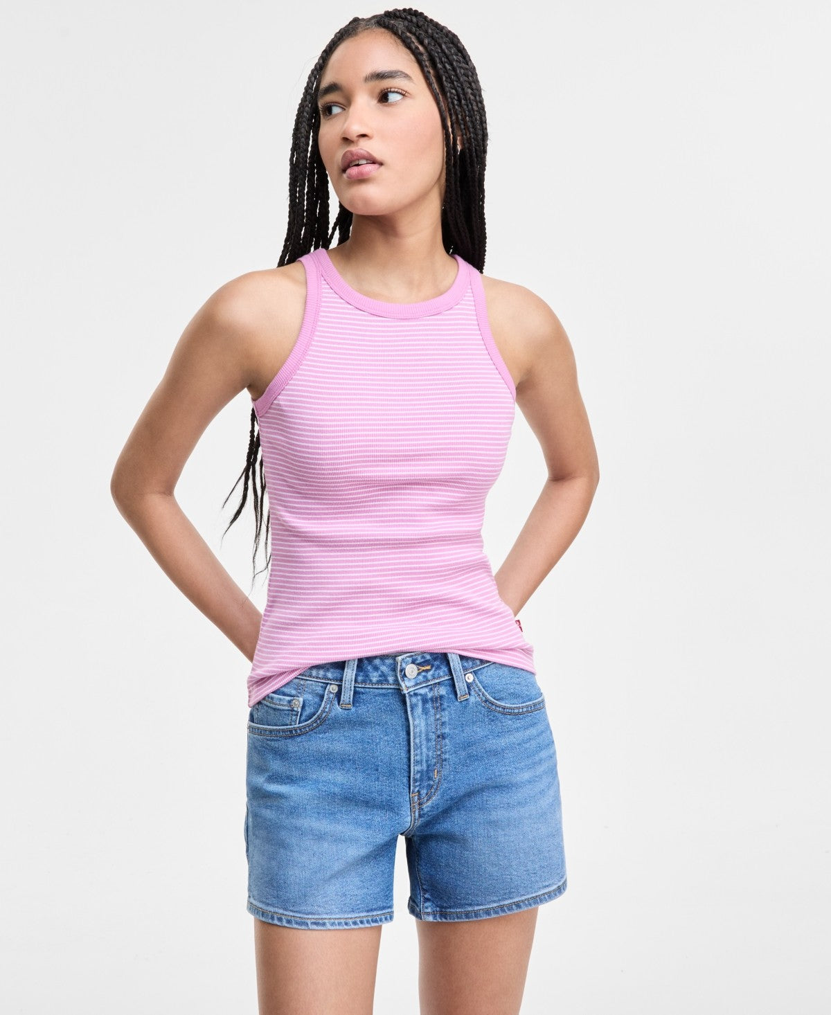 Levi's Size XS Essential Racer Tank Top