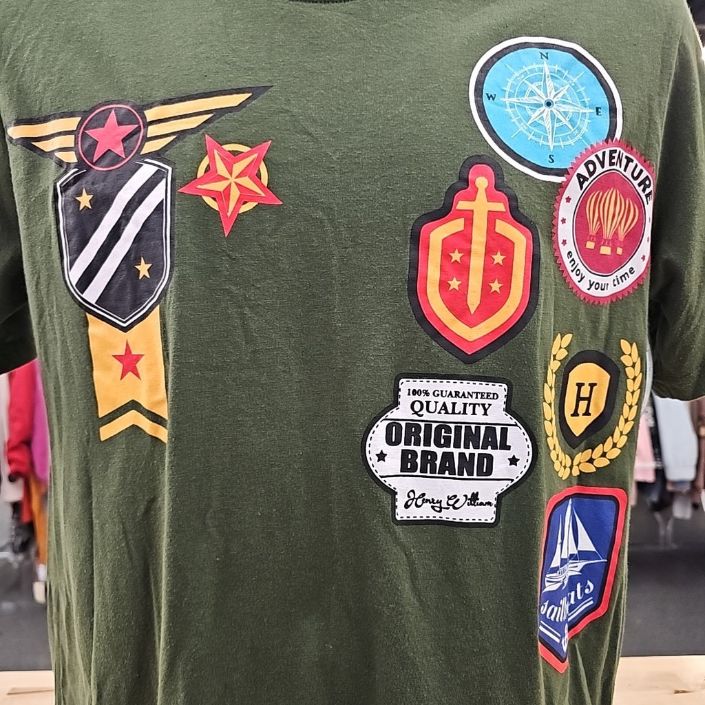 Henry Williams Size M Green T-shirt