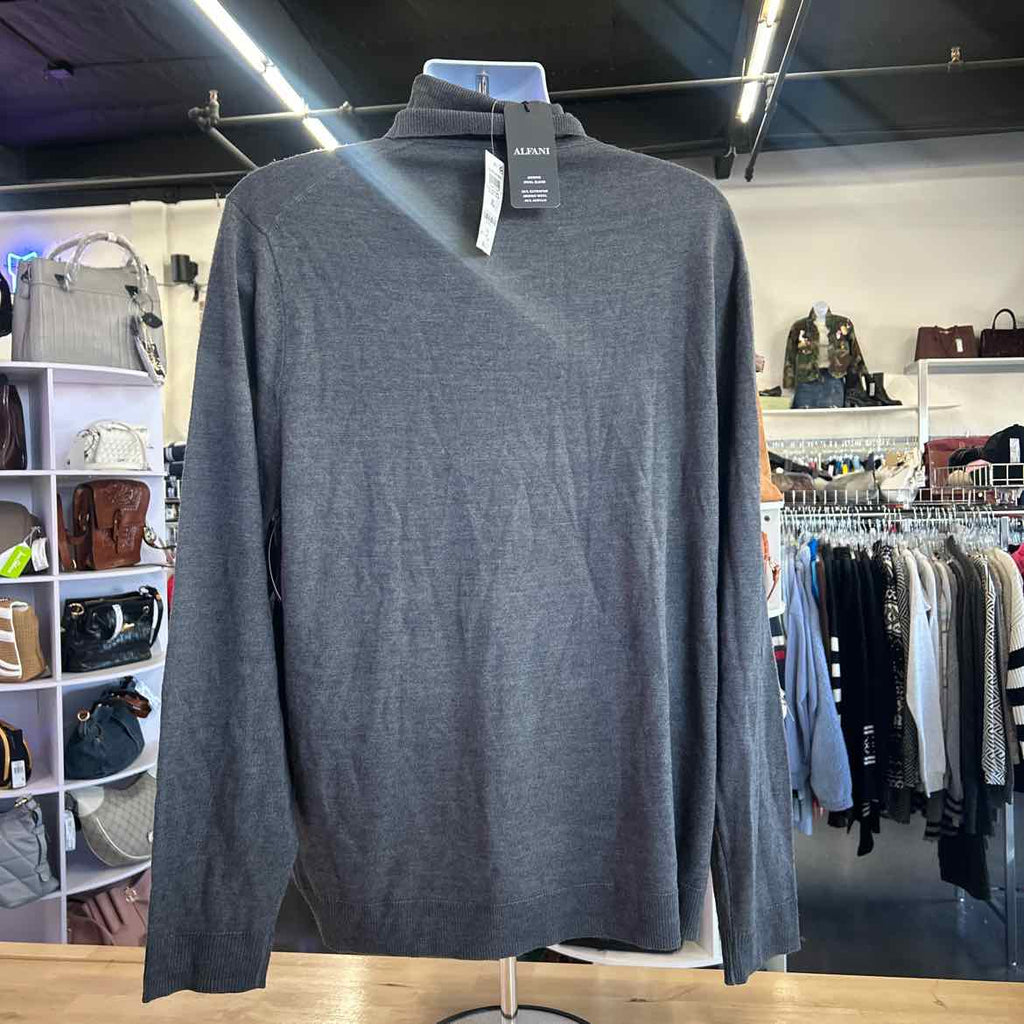 Alfani Size XL Grey New MENS Sweater