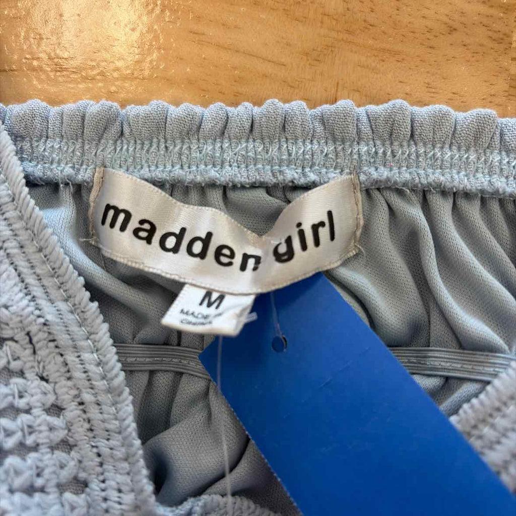 Madden Girl Size M Blue Knit New Dress