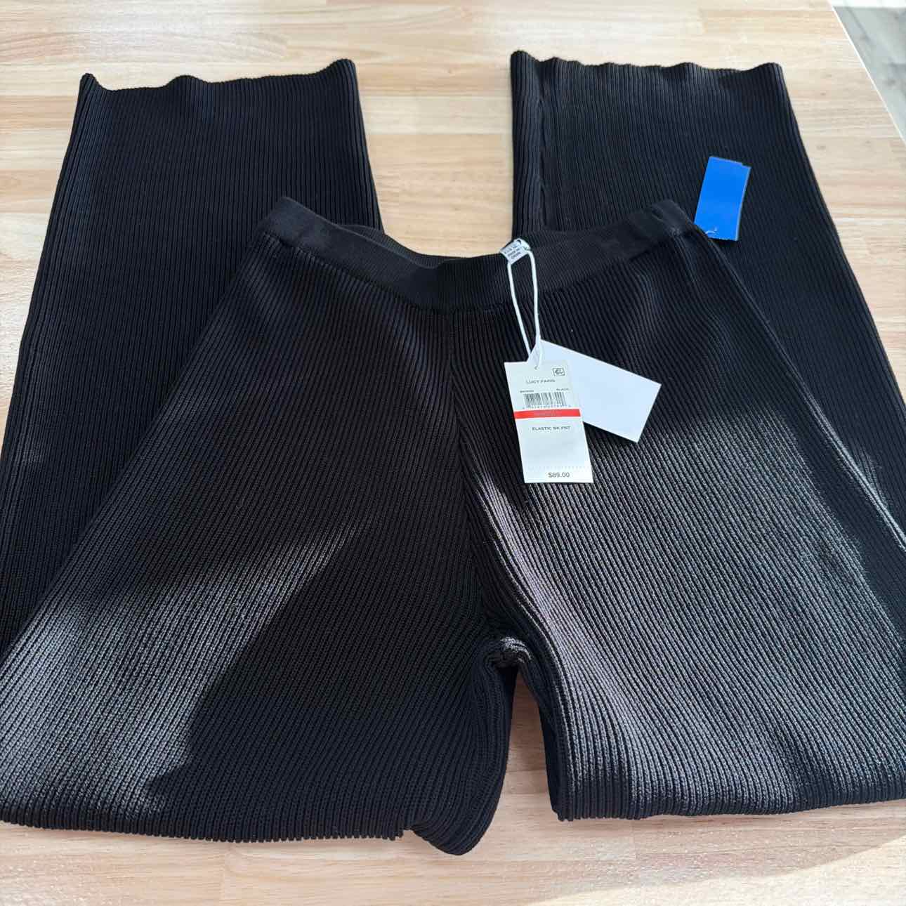 Lucy Paris Size XS Ribbed Bootcut Pants